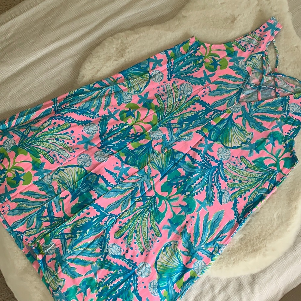 Lilly Pulitzer cover up, beautiful sundress for summer